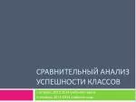Сравнительный анализ успешности классов - slide 1