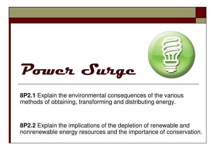 power surge