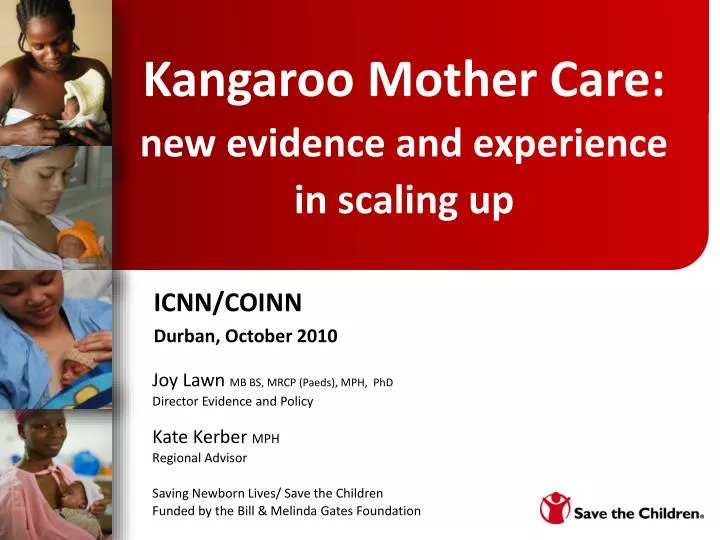 kangaroo mother care new evidence and experience in scaling up
