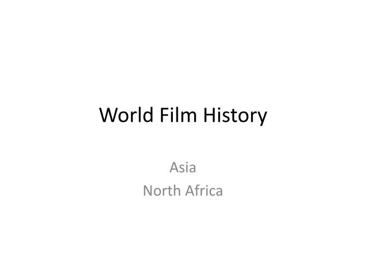 world film history