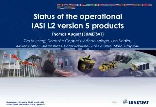 Status of the operational IASI L2 version 5 products