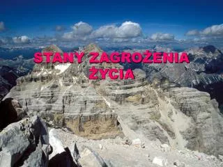 stany zagro enia ycia
