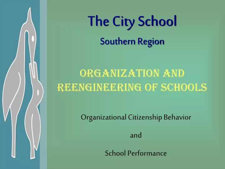 organization and reengineering of schools