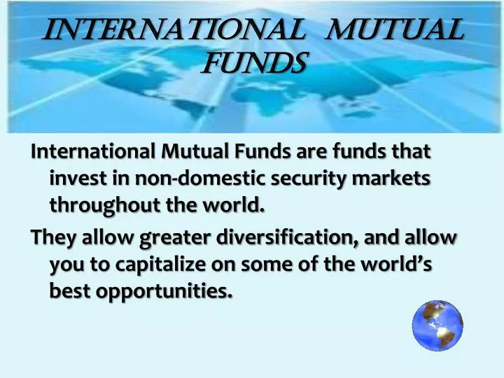 international mutual funds