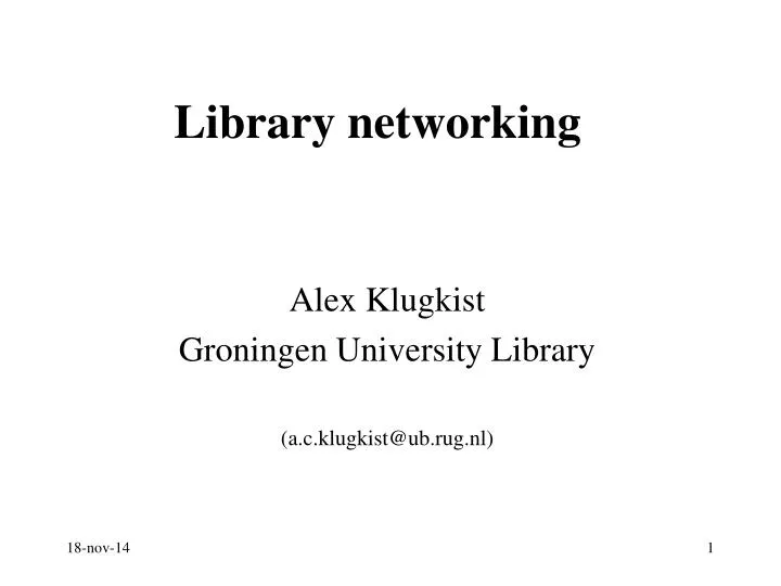 library networking