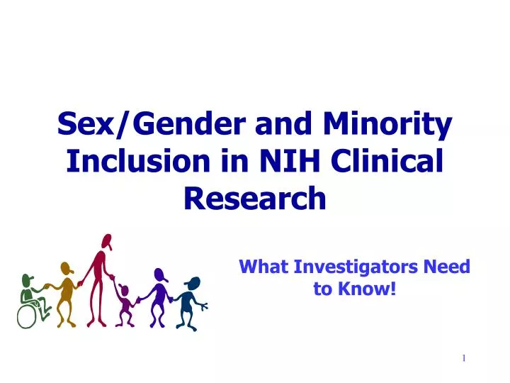 sex gender and minority inclusion in nih clinical research