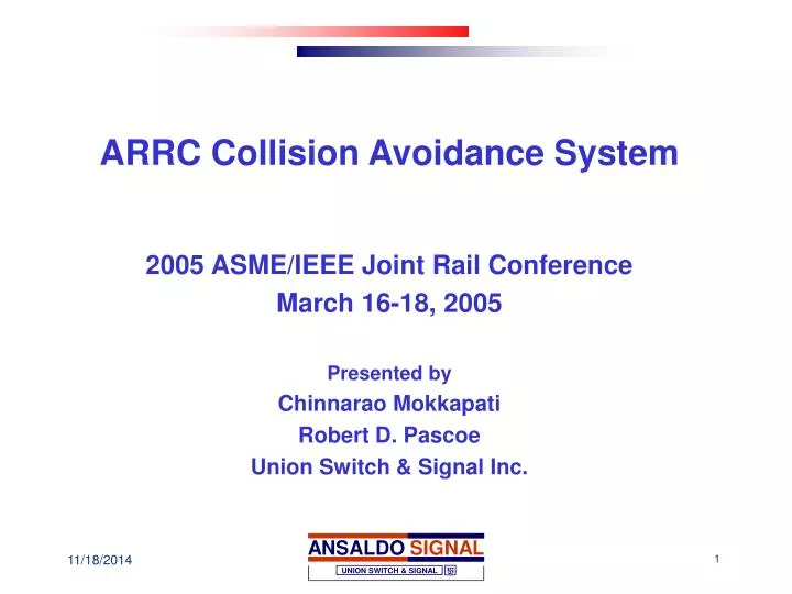 arrc collision avoidance system