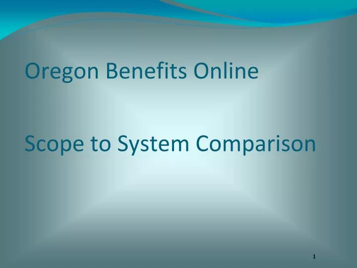 oregon benefits online