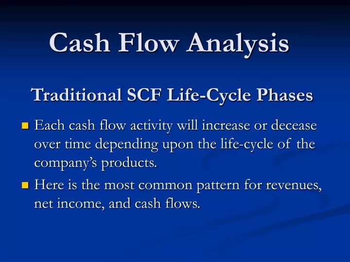 traditional scf life cycle phases