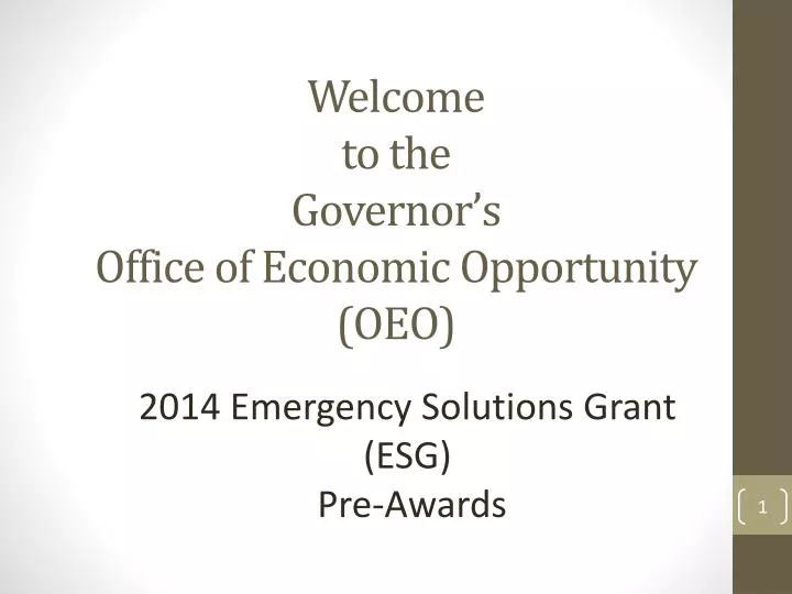welcome to the governor s office of economic opportunity oeo