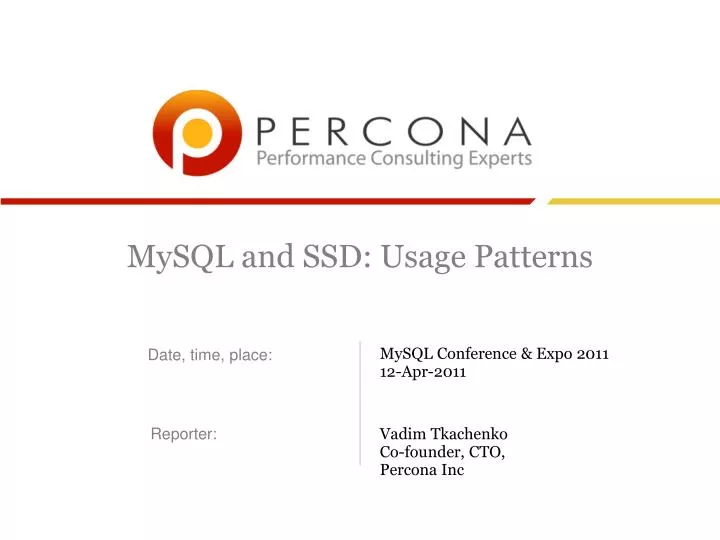 mysql and ssd usage patterns