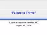failure to thrive meaning doctor term