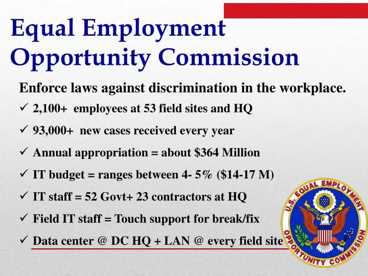 equal employment opportunity commission