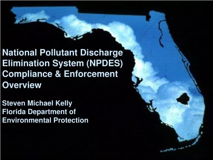 national pollutant discharge elimination system npdes compliance enforcement overview