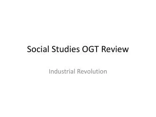 social studies ogt review