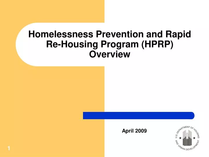 homelessness prevention and rapid re housing program hprp overview
