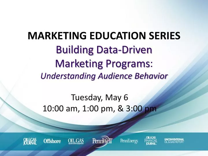 marketing education series building data driven marketing programs understanding audience behavior