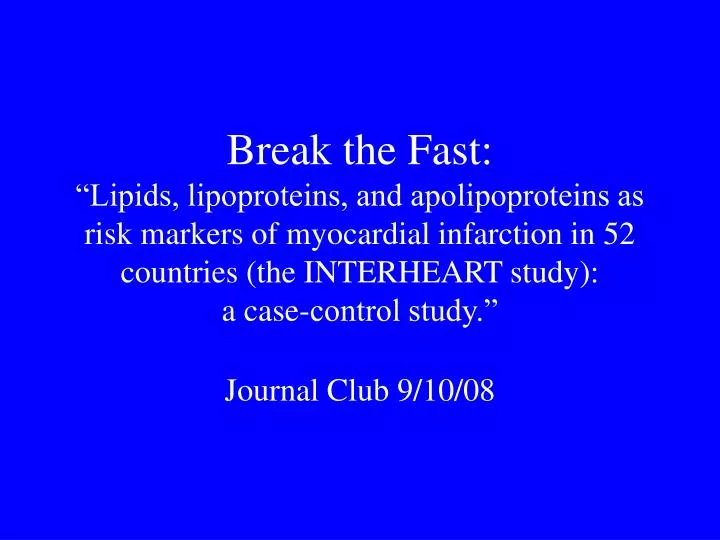 journal club 9 10 08