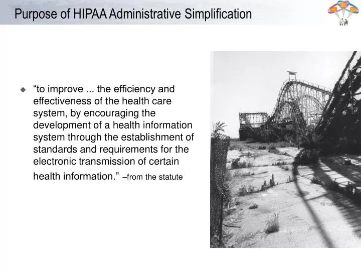 purpose of hipaa administrative simplification