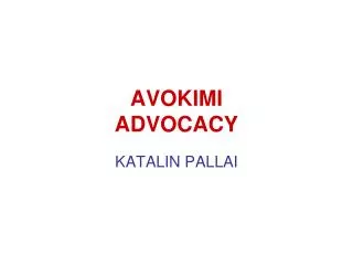 avokimi advocacy