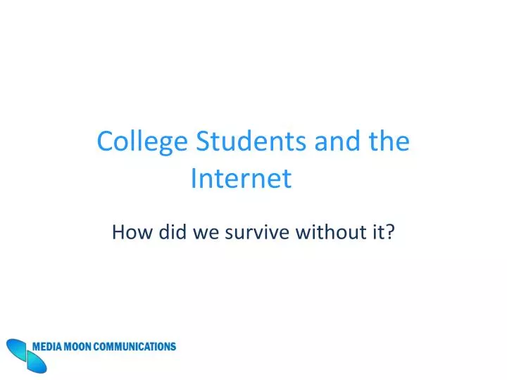 college students and the internet