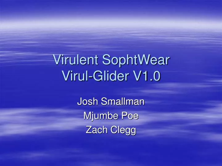 virulent sophtwear virul glider v1 0