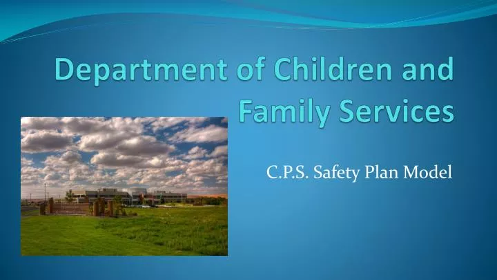 department of children and family services