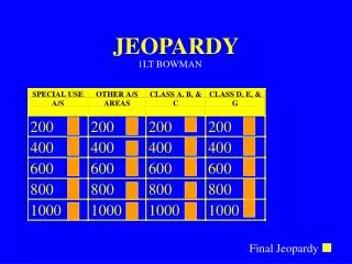 jeopardy