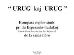 Kompara esplor-studo pri du Esperanto-tradukoj - slide 1