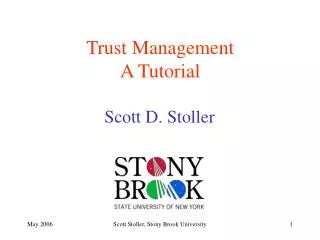 Trust Management A Tutorial