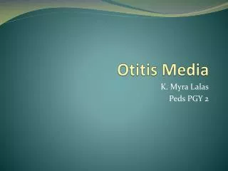 Otitis Media