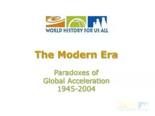 The Modern Era Paradoxes of Global Acceleration 1945-2004