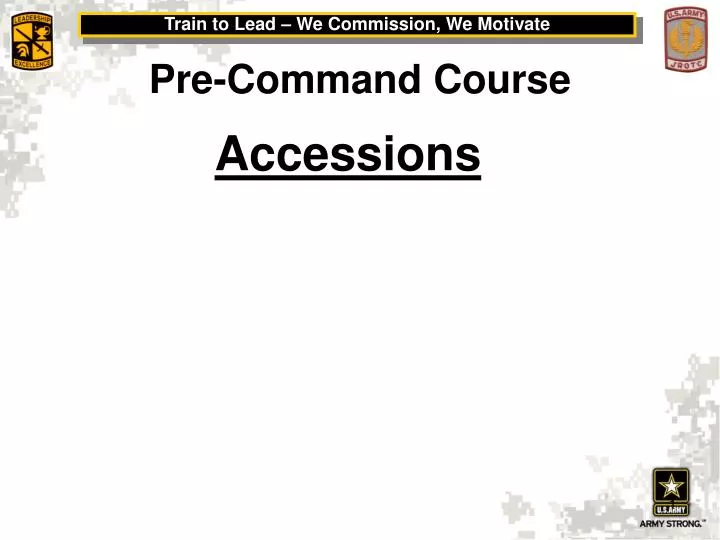 pre command course
