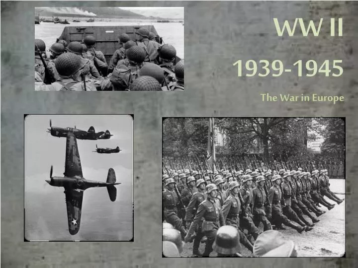 ww ii 1939 1945 the war in europe