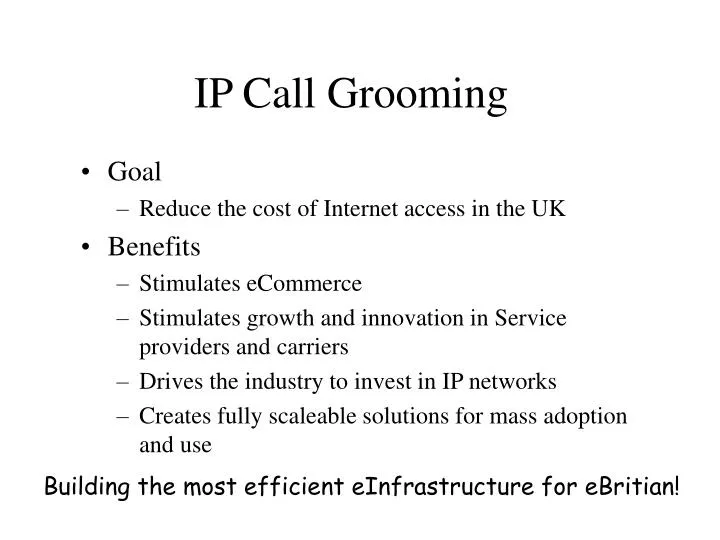 ip call grooming