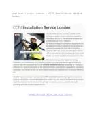 CCTV Installation London - CCTV Installation Service London - slide 1