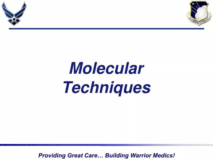 molecular techniques