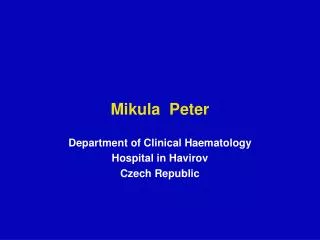 Mikula Peter