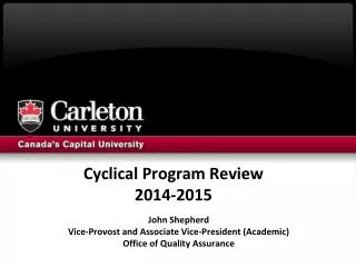 cyclical program review 2014 2015