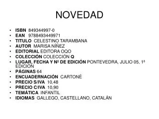 novedad