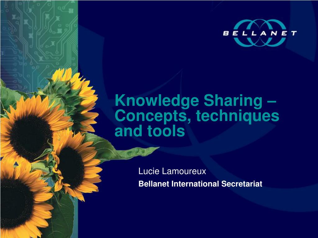 PPT - Knowledge Sharing –Concepts, techniques and tools PowerPoint ...