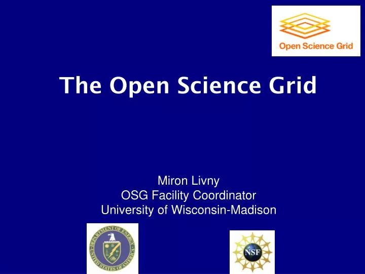 the open science grid