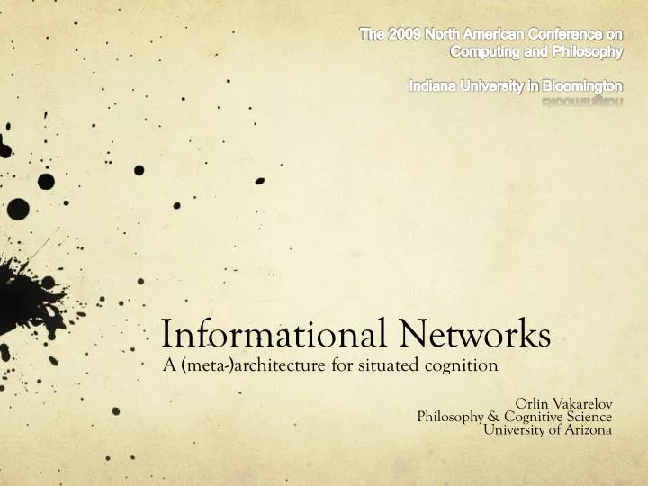 informational networks