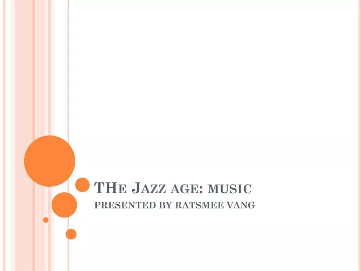 the jazz age music