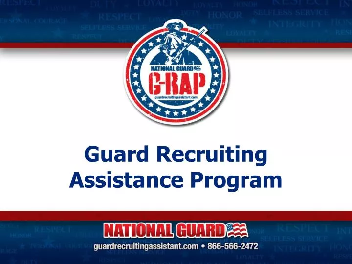 guard recruiting assistance program