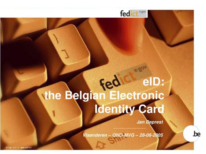 eid the belgian electronic identity card