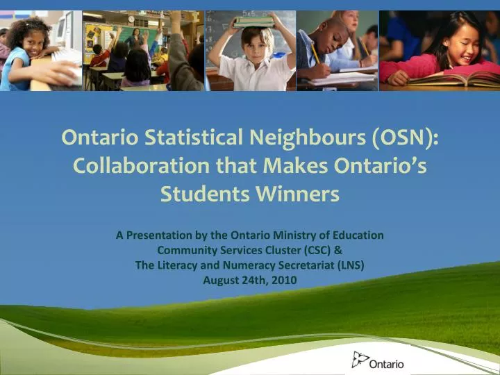 ontario statistical neighbours osn collaboration that makes ontario s students winners