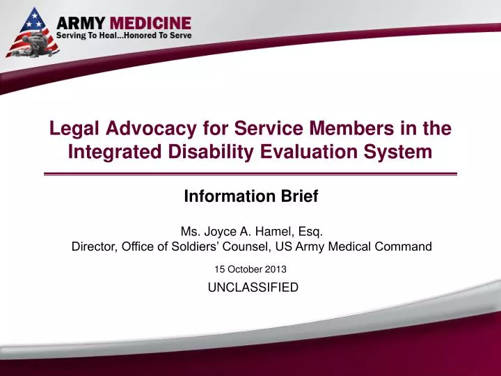 legal advocacy for service members in the integrated disability evaluation system