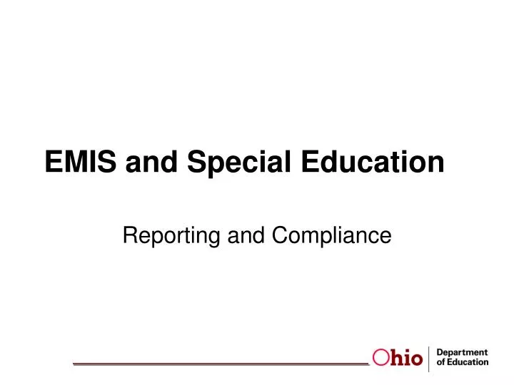 emis and special education