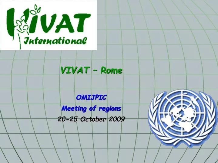 vivat rome omijpic meeting of regions 20 25 october 2009